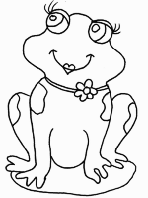 Disegno di rana da stampare e colorare 20