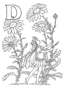 Disegno di fata da stampare e colorare 16