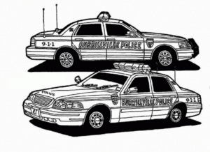 Disegno di auto della polizia da stampare e colorare 11 Disegno di auto della polizia da stampare e colorare 11