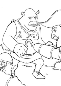 Disegno di Shrek da stampare e colorare 15
