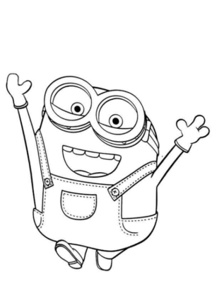Disegno di Cattivissimo me – Minions da stampare e colorare 30 Disegno di Cattivissimo me – Minions da stampare e colorare 30