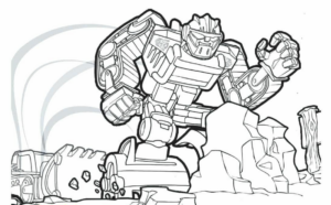 Disegno di Transformers da stampare e colorare 89