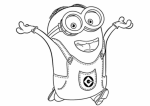 Disegno di Cattivissimo me – Minions da stampare e colorare 87 Disegno di Cattivissimo me – Minions da stampare e colorare 87
