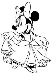 Disegno di Minni da stampare e colorare 113