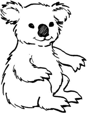 Disegno di koala da stampare e colorare 5