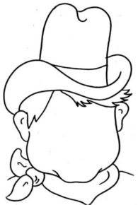 Disegno di viso da completare da stampare e colorare 17