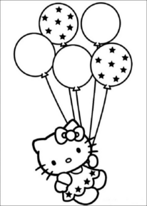 Disegno di Hello Kitty da stampare e colorare 99