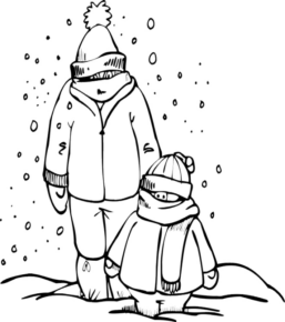 Disegno di inverno da stampare e colorare 13