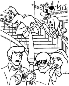 Disegno di Scooby Doo da stampare e colorare 64