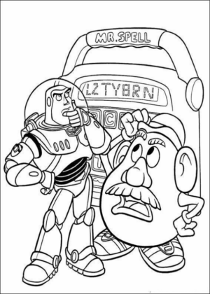 Disegno di Toy Story da stampare e colorare 162