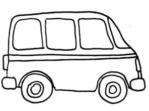 Disegno di automobile da stampare e colorare 163