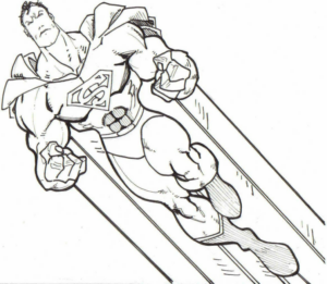 Disegno di Superman da stampare e colorare 50