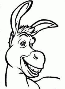 Disegno di Shrek da stampare e colorare 2