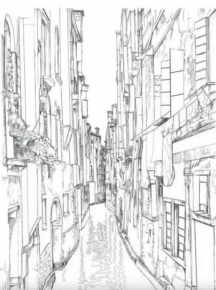 Disegno di monumento famoso da stampare e colorare 65
