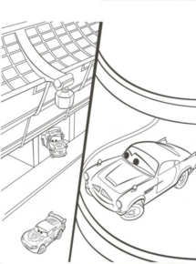 Disegno di Cars da stampare e colorare 149