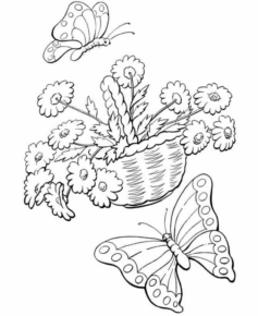 Disegno di fiore da stampare e colorare 1