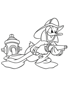 Disegno di Paperino da stampare e colorare 24