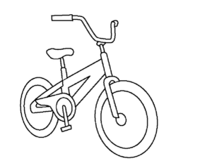 Disegno di bicicletta da stampare e colorare 31