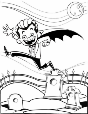 Disegno di bambino ad Halloween da stampare e colorare 23 Disegno di bambino ad Halloween da stampare e colorare 23