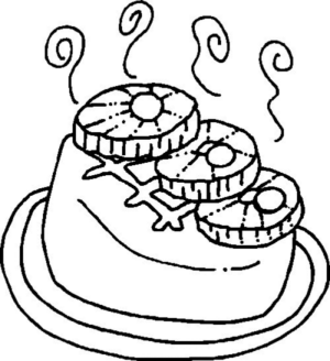 Disegno di colazione da stampare e colorare 25