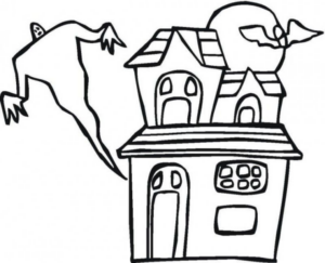Disegno di casa infestata da stampare e colorare 18 Disegno di casa infestata da stampare e colorare 18