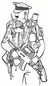 Disegno di soldato da stampare e colorare 6