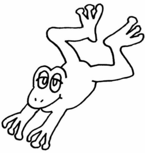 Disegno di rana da stampare e colorare 24
