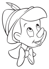 Disegno di Pinocchio da stampare e colorare 22