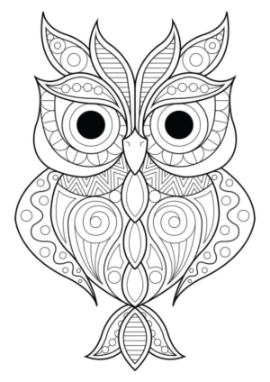 Disegno di mandala da stampare e colorare 131