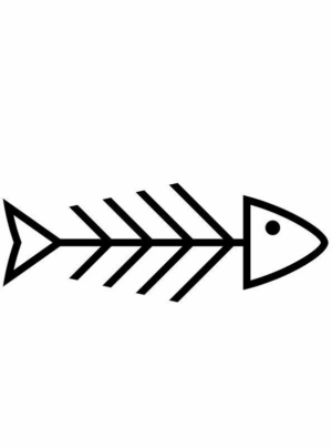 Disegno di pesce da stampare e colorare 312