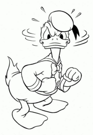 Disegno di Paperino da stampare e colorare 93