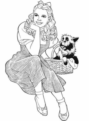 Disegno di Il Mago di Oz da stampare e colorare 6