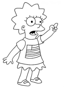 Disegno di I Simpson da stampare e colorare 50