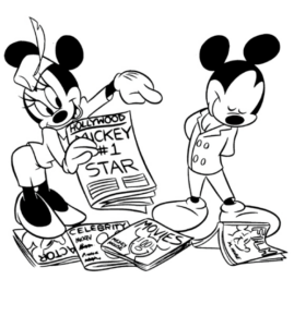 Disegno di Topolino da stampare e colorare 219