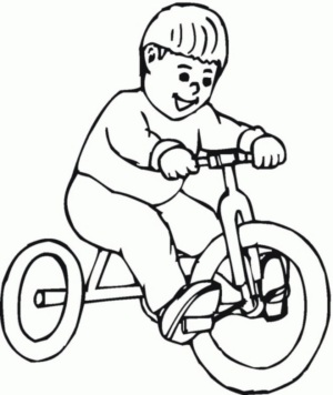 Disegno di bicicletta da stampare e colorare 23