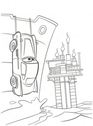 Disegno di Cars da stampare e colorare 127