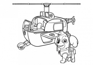 Disegno di Paw Patrol – Cane pompiere da stampare e colorare 55 Disegno di Paw Patrol – Cane pompiere da stampare e colorare 55