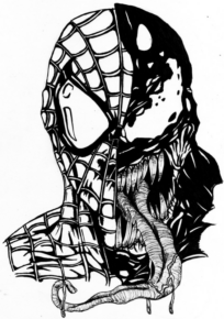 Disegno di Venom da stampare e colorare 3