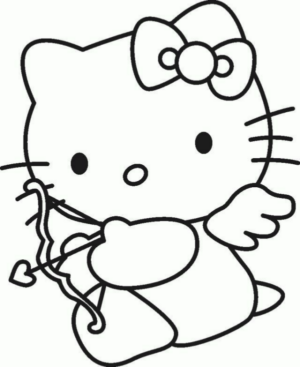Disegno di Hello Kitty da stampare e colorare 226