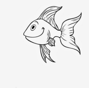 Disegno di pesce da stampare e colorare 243