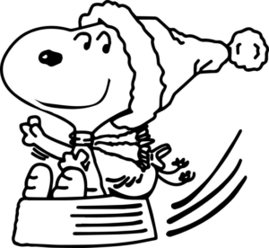 Disegno di Snoopy da stampare e colorare 29