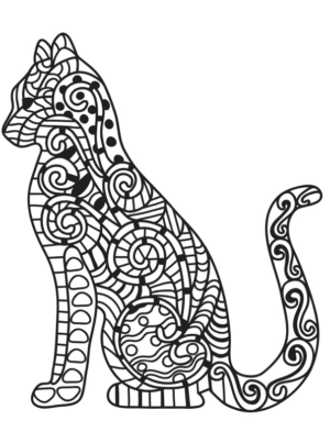 Disegno di mandala da stampare e colorare 101