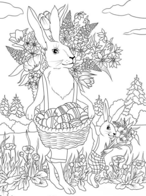Disegno di uovo di Pasqua da stampare e colorare 58