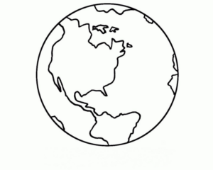 Disegno di terra da stampare e colorare 2
