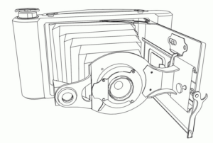Disegno di fotocamera da stampare e colorare 9