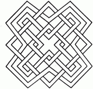 Disegno di mandala da stampare e colorare 1125