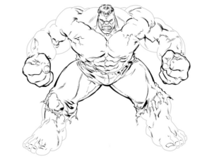 Disegno di Hulk da stampare e colorare 70