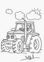 Disegni di Trattori da colorare