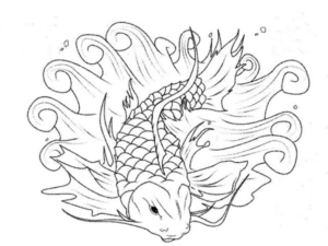 Disegno di pesce da stampare e colorare 107
