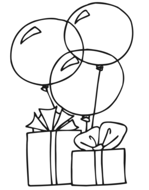 Disegno di compleanno da stampare e colorare 26